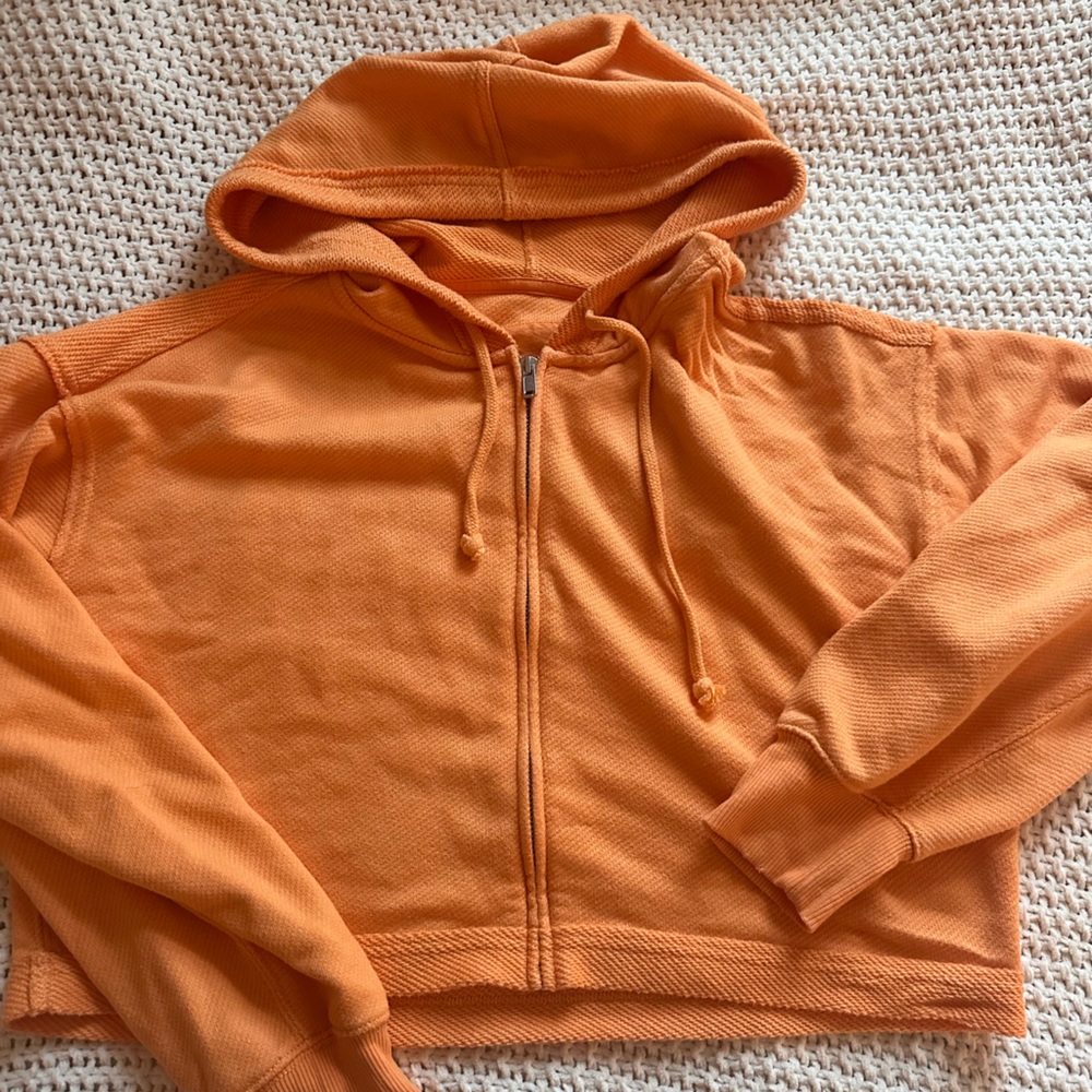 Aerie cropped zip up